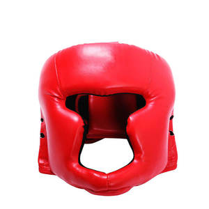 Protège-tête de boxe personnalisable OEM en cuir PU avec impression de logo sur mesure, design respirant et durable pour adultes - Product Image 1