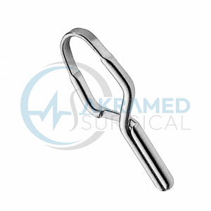 Clip d'occlusion vasculaire chirurgical Akramed 4 mm à mâchoire droite, instrument neurochirurgical temporaire en acier inoxydable de classe I, certifié CE - Product Image 1