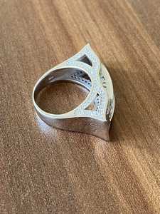 Creative <b>Craft</b> Moissanite Baguette Cut Diamond Vintage <b>Ring</b> Original 925 Silver Fine Classic Style Gift For Birthdays party - Product Image 4