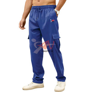 Pantalones Deportivos Casuales Holgados con Bolsillos para Hombre, Pantalones Deportivos Tipo Cargo, Pantalones Atléticos con Parte Inferior Abierta - Product Image 3