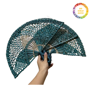 Ventilador de mano de hierba marina más vendido: solución portátil de refrigeración para bodas al aire libre y eventos festivos. Precio. - Product Image 4