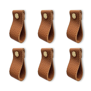 Leather Drawer <b>Pulls</b> and Knobs Soft Cabinet <b>Handles</b> Modern Cabinets <b>Door</b> Knob Decorative <b>Handle</b> with Screw for Furniture <b>Pulls</b> - Product Image 5