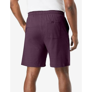 Shorts en coton pour hommes OEM, taille élastique, unis, décontractés, pour l'été, shorts de détente, logo personnalisé, prix d'usine, vente en gros - Product Image 4