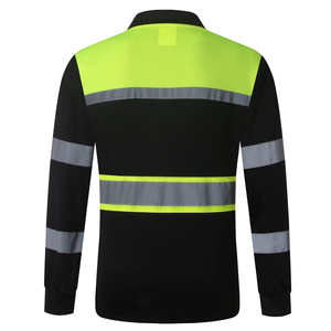 เสื้อโปโลแขนยาวสะท้อนแสงแบบ Hi Vis ระบายอากาศได้ดี ยืดหยุ่น เหมาะสำหรับงานกลางแจ้ง - Product Image 3