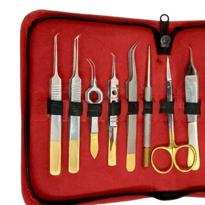 Juego de Instrumentos Profesionales de Alta Calidad Reutilizables para Trasplante Capilar de Metal Med Corporation - 0.8mm/0.9mm/1.0mm Alemán - Product Image 6