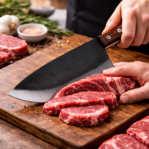Cuchillo Profesional para Procesamiento de Atún, Cuchillo de Carnicero para Mariscos, Hoja de Acero al Carbono Industrial de 9.5 Pulgadas, Ecológico, Apto para Lavavajillas - Product Image 5