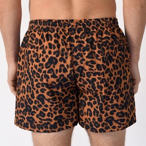 <b>Mens</b> Leopard Print Swim <b>Trunks</b> Quick Dry Beach Shorts Summer Board Shorts OEM Wholesale Swimwear Fashion - Product Image 3