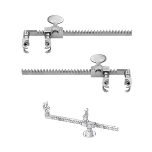 Esparcidor aproximador de costillas Bailey, instrumentos quirúrgicos dentales de acero inoxidable con acabado satinado combinado, fabricados en Pakistán - Product Image 1