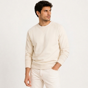 Sudadera con Capucha para Hombre, Cuello Redondo, Corte Holgado, Tejido de Felpa, Algodón, Informal, Ecológica, Transpirable, para Invierno - Product Image 5