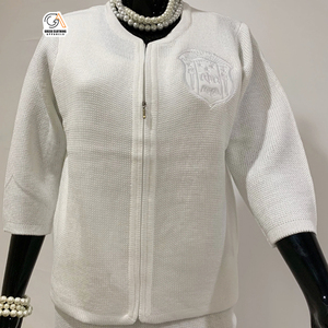 Zeta Phi Beta Hot Selling High Quality Autumn <b>Thick</b> Long Sleeve O Neck Acrylic Unisex Sorority Zeta Phi Beta Front <b>Cardigans</b> - Product Image 1