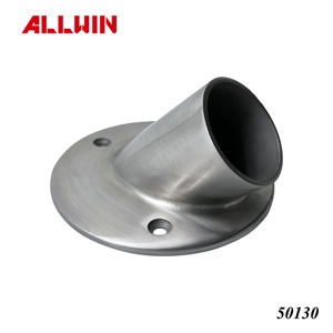 Modern Stainless Steel Hospital Handrail Elbow Pipe Connector Flange for Stairs <b>Deck</b> Railings Hotel Balustrades Handrails - Product Image 6