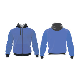 Sweat-shirt à capuche tricoté zippé de haute qualité pour l'hiver, design uni, style décontracté et élégant, avec poche avant - Product Image 1