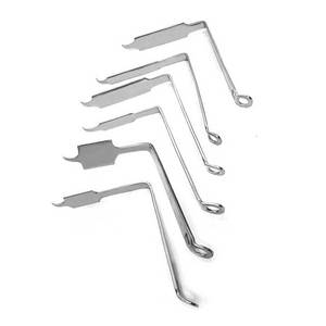 ชุดเครื่องมือผ่าตัดแบบดึงกลับ (Retractor) ยี่ห้อ Hohmann สำหรับข้อเข่าและสะโพก จำนวน 6 ชิ้น ทำจากเหล็กกล้า สำหรับศัลยกรรมกระดูกและข้อ ใช้งานด้วยมือ ทนทาน คุณภาพดี - Product Image 6