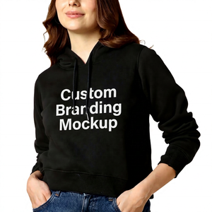 Sudadera con Capucha para Mujer, Poliéster y Elastano, 220 GSM, Forro Polar, Capucha con Cordón, Logotipo Personalizado, Marca Privada - Product Image 1