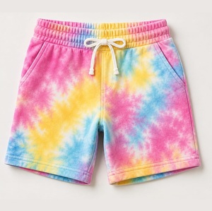 Wholesale OEM Service Acid Wash Vintage Dip <b>Dye</b> Sweat Short For Kids Outdoor Swimwear Kids <b>Clothes</b> Toddlers <b>Tie</b> <b>Dye</b> Sweat Shorts - Product Image 3