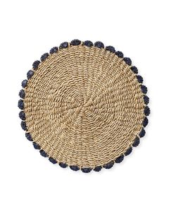 Handmade Bohemian Style Linen Placemat Rectangle White Beige Fringe Table <b>Mat</b> Washable <b>Mats</b> & Pads - Product Image 4