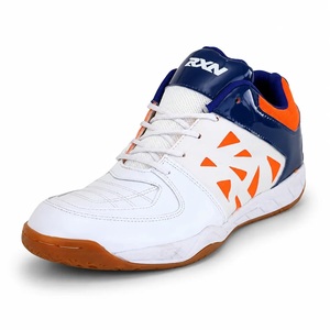 RXN Professional Men's <b>Badminton</b> Shoes Numeric_8 White-Gold Rubber Insole for Tennis Volleyball Training - Product Image 2