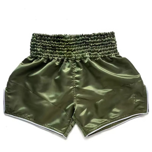 Shorts pour homme en satin taille haute, vert uni, avec taille élastique, décontractés, respirants, design froncé, en tissu polyester tissé - Product Image 4