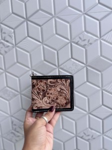 2026 Designer Hand Tooled Leather <b>Wallet</b> Men's <b>Long</b> Zipper Multi Uses <b>Wallet</b> Hot Sale Fashion Cash Holder Gift Daily Use Purse - Product Image 2