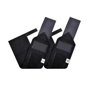 Attelles de poignet en coton épais pour une prise sécurisée du barre et une force de traction fiable lors de l'entraînement quotidien – Attelles de poignet pour la musculation - Product Image 1