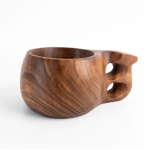 Tasse à thé, café et lait en bois de qualité supérieure, élégante, avec logo personnalisé, durable et lavable - Product Image 4