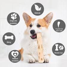 Jouet à mâcher pour chien en bois, taille moyenne, durable, naturel, pour intérieur, style simple, utilisation manuelle – Article très demandé - Product Image 6