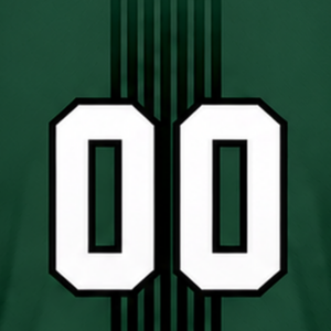 Camiseta Deportiva de Rugby Verde Oscuro/Negro, Manga Corta, Cuello Redondo, Transpirable, para Entrenamiento de Equipo, Uniforme Deportivo - Product Image 5