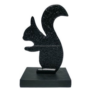 ประติมากรรมตกแต่งอลูมิเนียมด้วยสีทองและสีดำสำหรับตกแต่งบ้านประติมากรรมโลหะรายการของขวัญ Diwali - Product Image 5