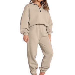 Top conception personnalisée femmes survêtement OEM sport formation Jogging porter survêtement survêtement femmes imprimé survêtement en gros - Product Image 6