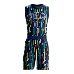 Uniformes de basket-ball de qualité supérieure, dernier design, vente en gros, imprimés, couleur personnalisée, taille plus, 100% polyester, service OEM - Product Image 1