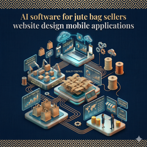 Software de IA para diseñar sitios web de vendedores de bolsas de yute, aplicaciones móviles para Android e iOS, comercio electrónico, contabilidad, CRM, ERP, software en línea. - Product Image 3