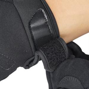 Gants de mécanicien en cuir durables et sécuritaires, à doigts entiers, antidérapants, compatibles écran tactile, en polyester, flexibles et personnalisables pour travaux polyvalents - Product Image 4