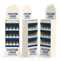Supports adaptés aux besoins du client pliables de présentoir de carton de produit de lait en poudre