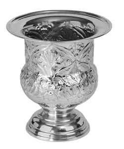 Handmade Luxury Double-<b>Insulated</b> Eco-Friendly Designer <b>Ice</b> <b>Bucket</b> Modern Aluminium Hammer Finish Tabletop Premium Handicraft - Product Image 1