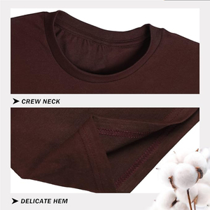 Men's O-Neck Knitted T-<b>Shirt</b> 220g Polyester/Cotton Blend Front Logo Eco-Friendly Quick Dry Customizable Wholesale Blank - Product Image 2