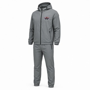 Survêtement coupe-vent pour homme, vêtements de sport haute performance, doté d'un tissu polyester résistant au vent, idéal pour la course à pied, la randonnée et le fitness. - Product Image 3