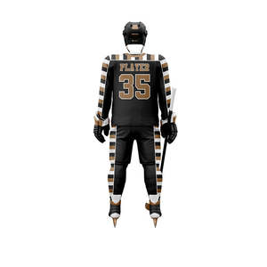 เสื้อฮอกกี้น้ำแข็งทีมชายแบบมืออาชีพ พิมพ์ลายตามสั่ง สไตล์ใหม่ พร้อมเทคนิคการพิมพ์แบบระเหิดสี (ซับลิเมชั่น) ชุดกีฬาแบบ OEM - Product Image 5