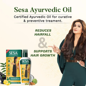 Huile capillaire ayurvédique, mélange naturel nourrissant, hydratant, soin du cuir chevelu, cheveux lisses, brillants et sains, traitement bien-être capillaire - Product Image 3