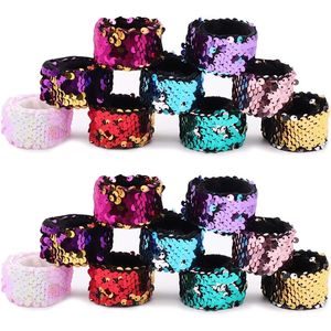 Confezione da 20 Braccialetti Reversibili Bicolore con Charm, Ispirati alle Performance Sceniche, Braccialetti alla Moda con Perline, Braccialetti a Schiaffo - Product Image 2