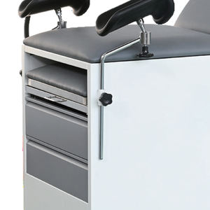 เก้าอี้ตรวจทางสูตินรีเวชวิทยาแบบพกพา MN-JCC010โต๊ะตรวจทางนรีเวชแบบมีที่เหยียบเท้าเก้าอี้ตรวจทางสูตินรีเวชวิทยาเตียงโลหะ - Product Image 3