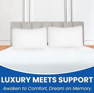 Best High-Adjustable Ergonomic Cervical Memory Foam Pillow 2-Sided Curved Design Woven <b>Neck</b> New Trending Function Positioner - Product Image 5