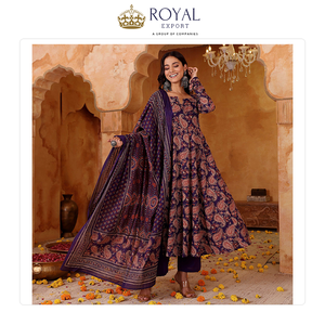 Nueva Colección de Trajes Pakistaníes de Diseñador para Festividades, Mezcla de Rayón con Estampado, Conjunto de Kurti y Pantalón a Bajo Precio - Product Image 6