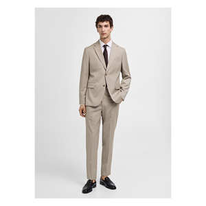 Costume 2 pièces personnalisable pour homme Steve & James, imprimé floral, pantalon et veste à simple boutonnage, doublure coupe-vent, viscose, fabrication Thaïlande - Product Image 1