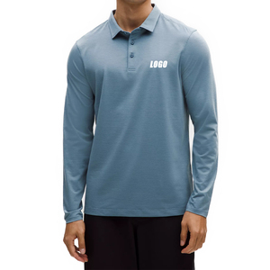 Polo à manches longues Evolution pour homme, respirant, extensible, séchage rapide, performance, décontracté, vêtements de golf, option personnalisée - Product Image 1