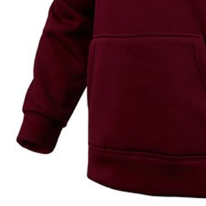 ชุดวอร์มผู้ชาย OEM - ชุดวอร์มผ้าฟลีซแบบมีฮู้ด, ชุดกีฬาที่เป็นมิตรกับสิ่งแวดล้อม, ชุดวอร์มเอวยางยืด 2 in 1 สำหรับฤดูใบไม้ผลิและฤดูใบไม้ร่วง - Product Image 5