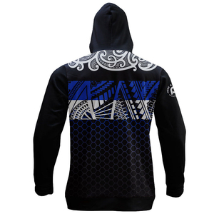 Custom Polynesian Sublimation Print Rugby Club Unisex <b>Short</b> <b>Sleeve</b> <b>Hoodie</b> Sweatshirt Lightweight Breathable Pullover Sportswear - Product Image 3
