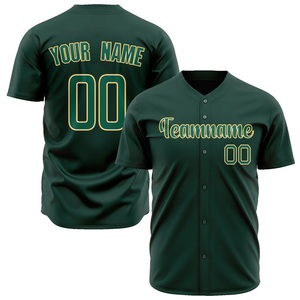 Camiseta de Béisbol Rosa Unisex de Manga Corta con Botones, Estampado con Nombre del Equipo 00, Poliéster que Absorbe la Humedad, Corte Regular para Adultos - Product Image 1
