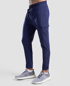 Pantalones Deportivos Cargo Unisex con Cordón Ajustable, Logotipo Personalizado OEM, Otoño, Color Sólido, Ligeros, Transpirables, Cintura Alta, Bordado 3D, 100% - Product Image 3