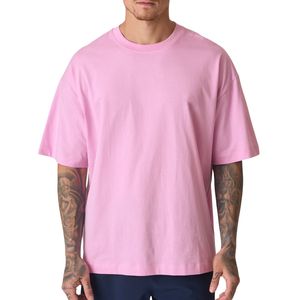 T-shirt décontracté uni pour homme, personnalisable en gros, respirant, léger, confortable, à manches courtes, pour le quotidien, anti-boulochage - Product Image 1