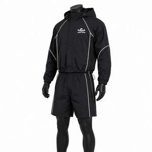 Modern Travel Windbreaker <b>Shorts</b> Set Offering Flexible Comfort Windbreaker <b>Shorts</b> Set <b>For</b> Active Lifestyle Needs - Product Image 5